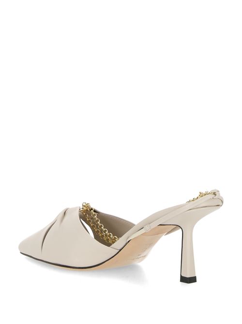 White calf leather sandal STUDIO AMELIA | F756CFSSTN